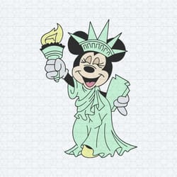 disney minnie statue of liberty svg