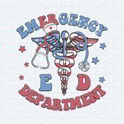 patriotic nurse emergency department svg