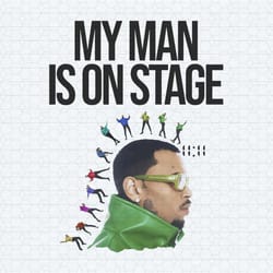 my man is on state chris brown png