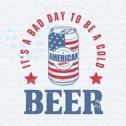 retro it's a bad day to be a cold beer svg