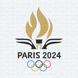 paris 2024 olympics fire sports digital download svg