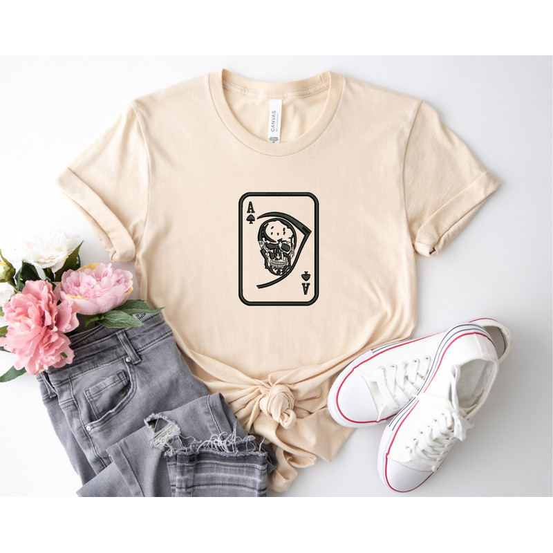 Skull with cards t shirt image.png
