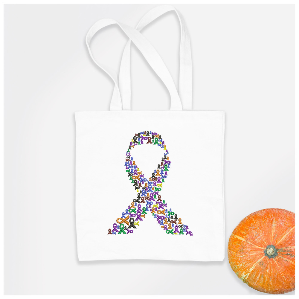 Multi color cancer ribbon bag image.png