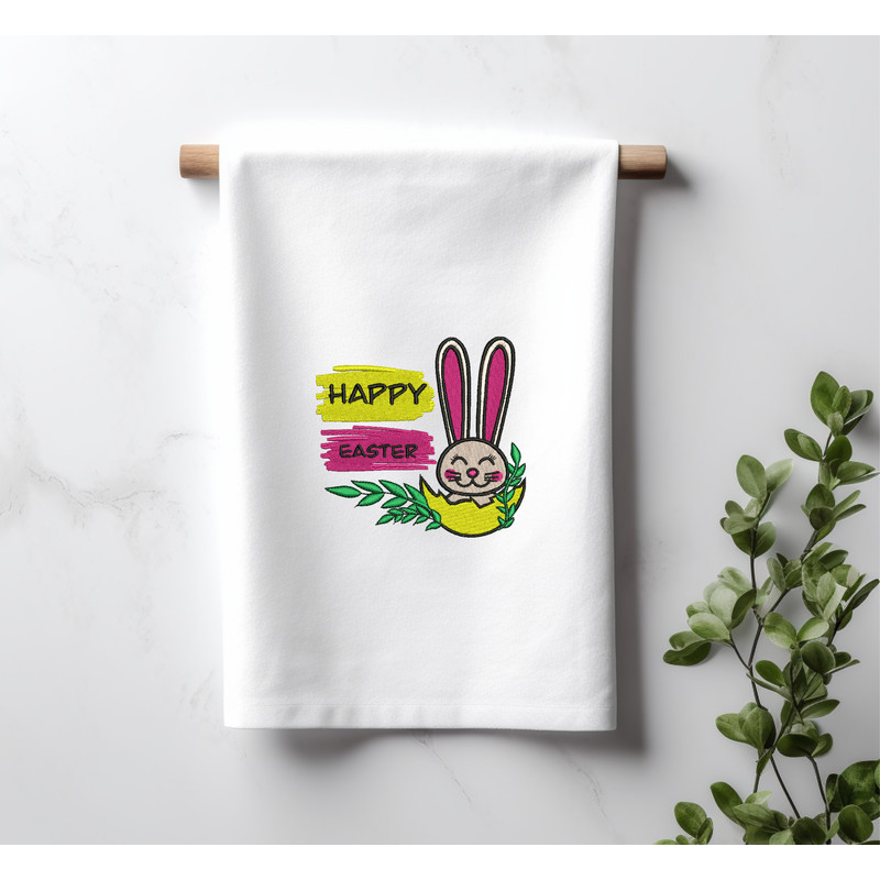 Happy Easter bunny towel img.png