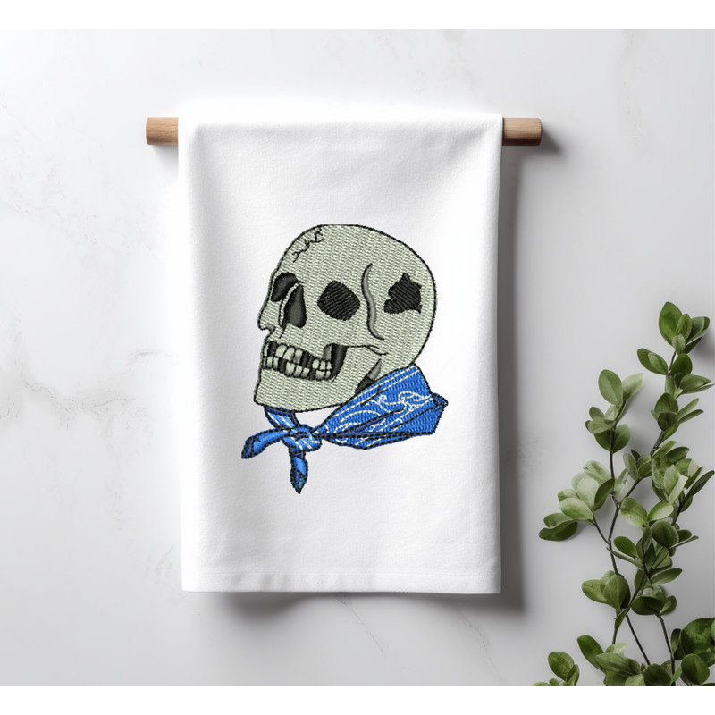 Skull Bandanna towel image.png
