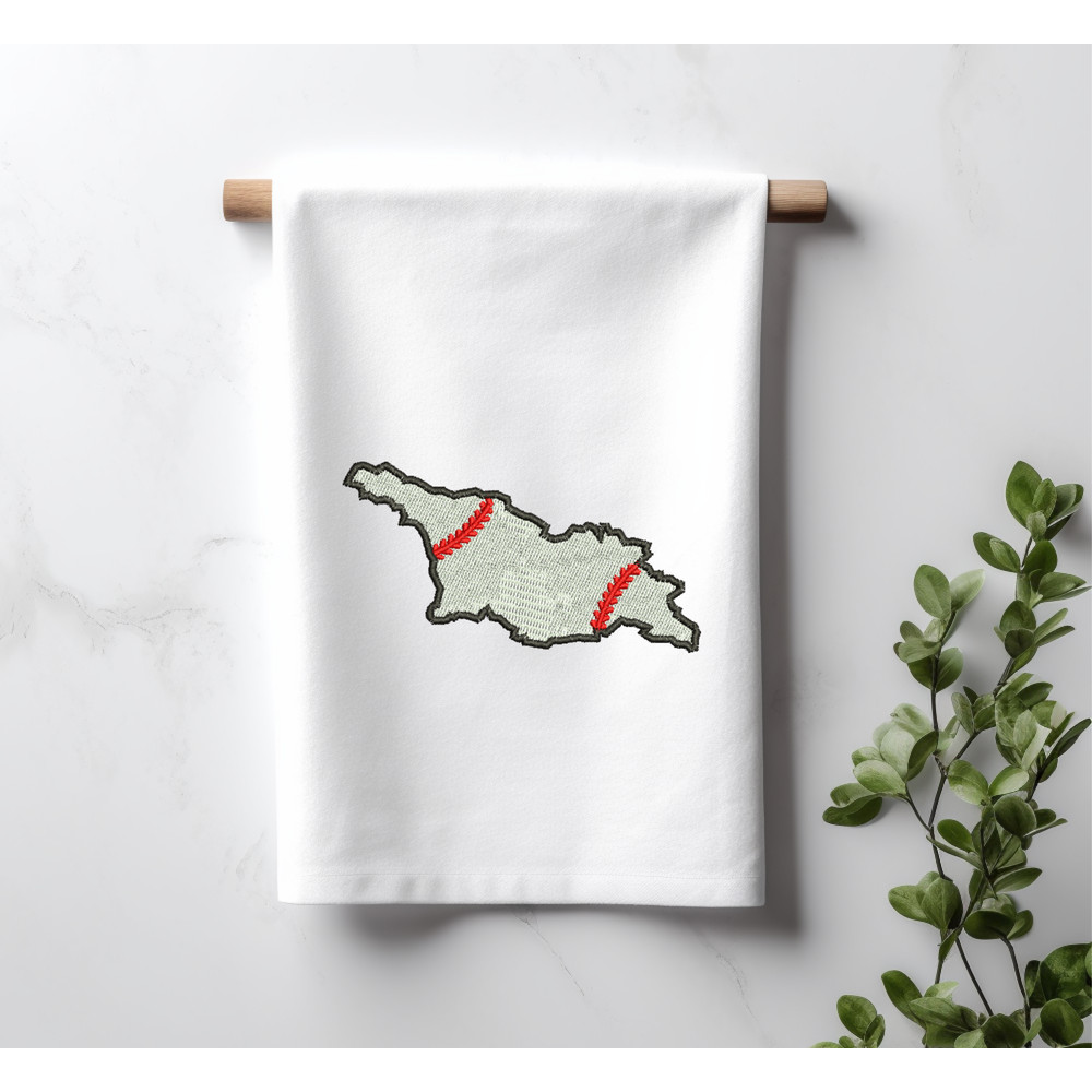 Baseball Georgia map towel img.png