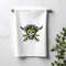 Pirate skull with swords towel image.png