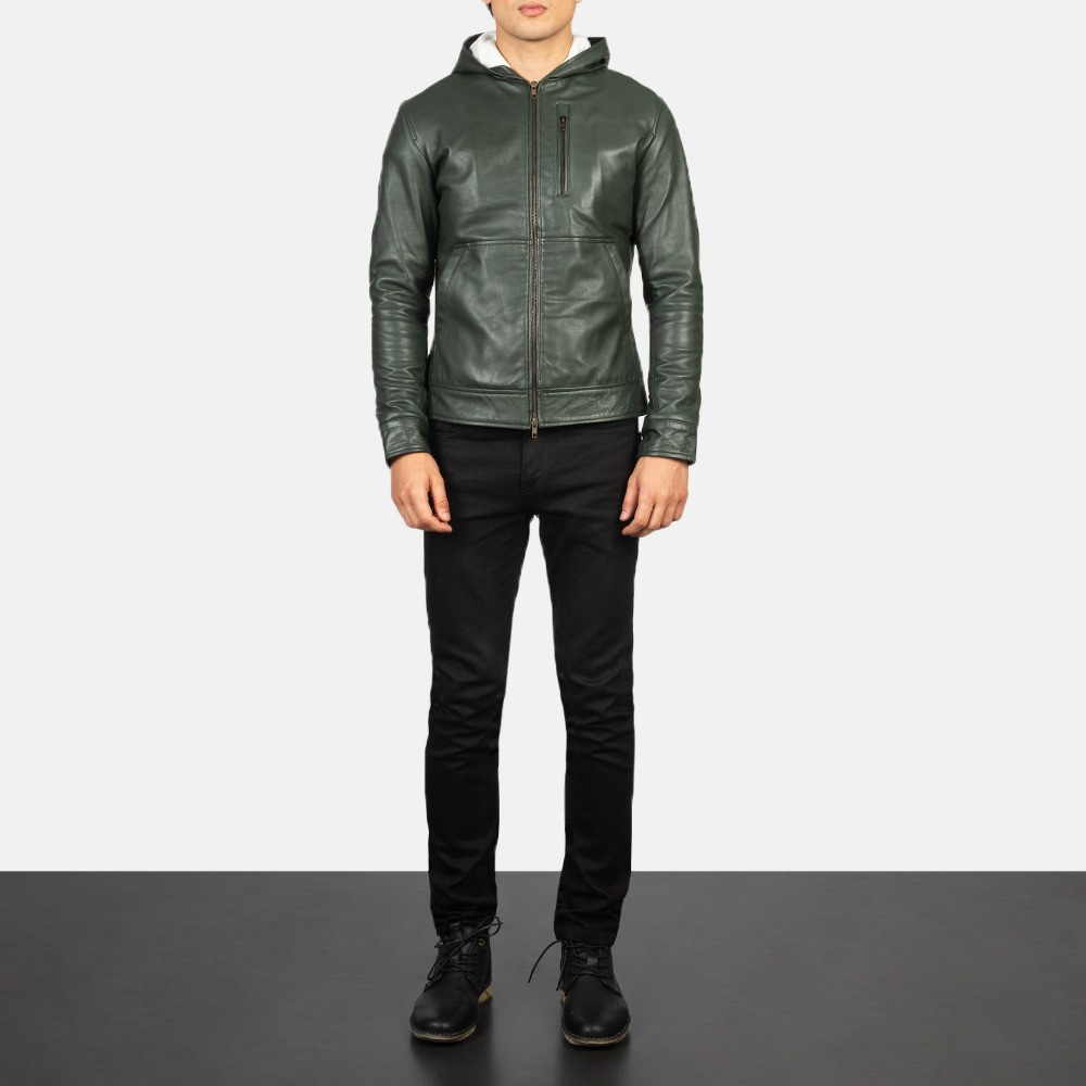 MensBastonGreenHoodedLeatherBomberJacketFullLength-2-1634135593615.jpg
