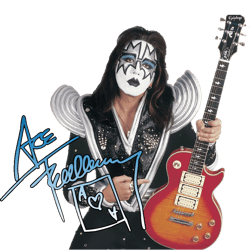 Kiss Ace Frehley PNG Transparent Background File Digital Download