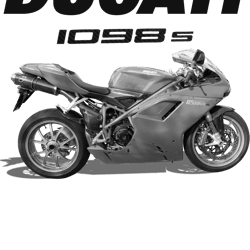 Ducati 1098 s PNG Transparent Background File Digital Download