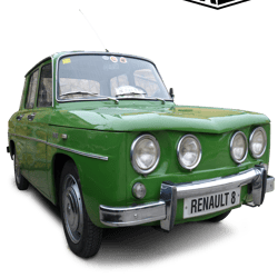 Renault 8 gordini PNG Transparent Background File Digital Download