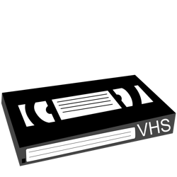 VHS Cassette PNG Transparent Background File Digital Download