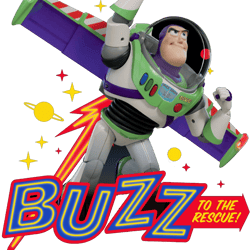 Buzz To Rescue PNG Transparent Background File Digital Download