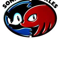 sonic and knuckles png transparent background file digital download