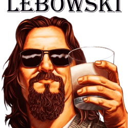 the big lebowski png transparent background file digital download
