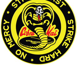 cobra kai strike first strike hard logo cv47 png transparent background file digital download