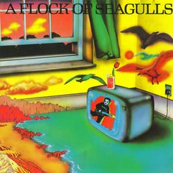 a flock of seagulls discografia album png transparent background file digital download