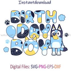 Bluey Birthday Svg, Bluey Birthday Party For Boy, Bluey Birthday Images, Bluey Birthday Png, Bluey Birthday Image, png