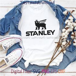 Stanley Logo, Stanley SVG, Transparent Stanley Logo, Stanley Bear Logo, Stanley Logo PNG, Instantdownload, cricut files