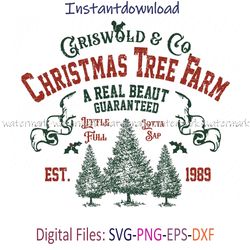 Christmas Tree Farm SVG, Griswold Family Xmas, Family PNG Clipart, Merry Christmas PNG Transparent, Griswold SVG, png