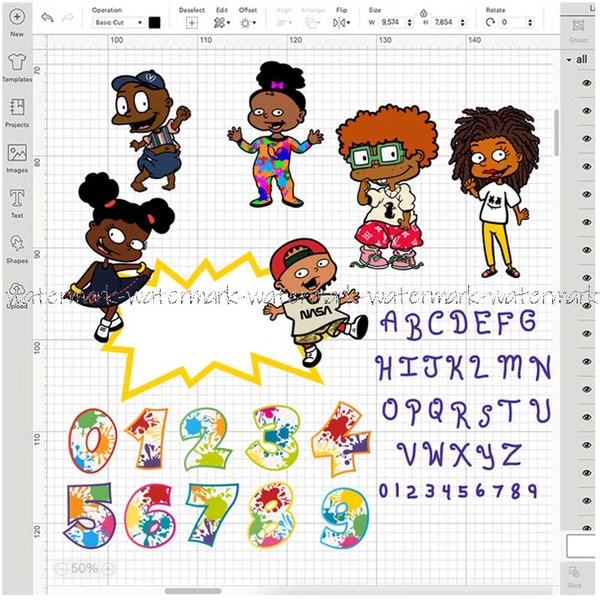 Token Rugras Lays Afro Rugrats Bundle Layered SVG, Cricut file, Cut files, Lay | Inspire ...