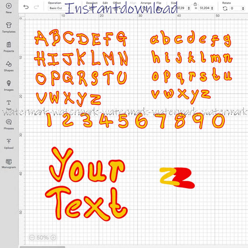 Bad Bunny Alphabet svg.jpg