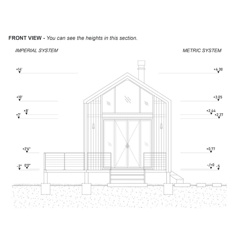 Modern Cabin House Plans 12x20 Log Cabin Floor Plan Small Tiny House Blueprints 4