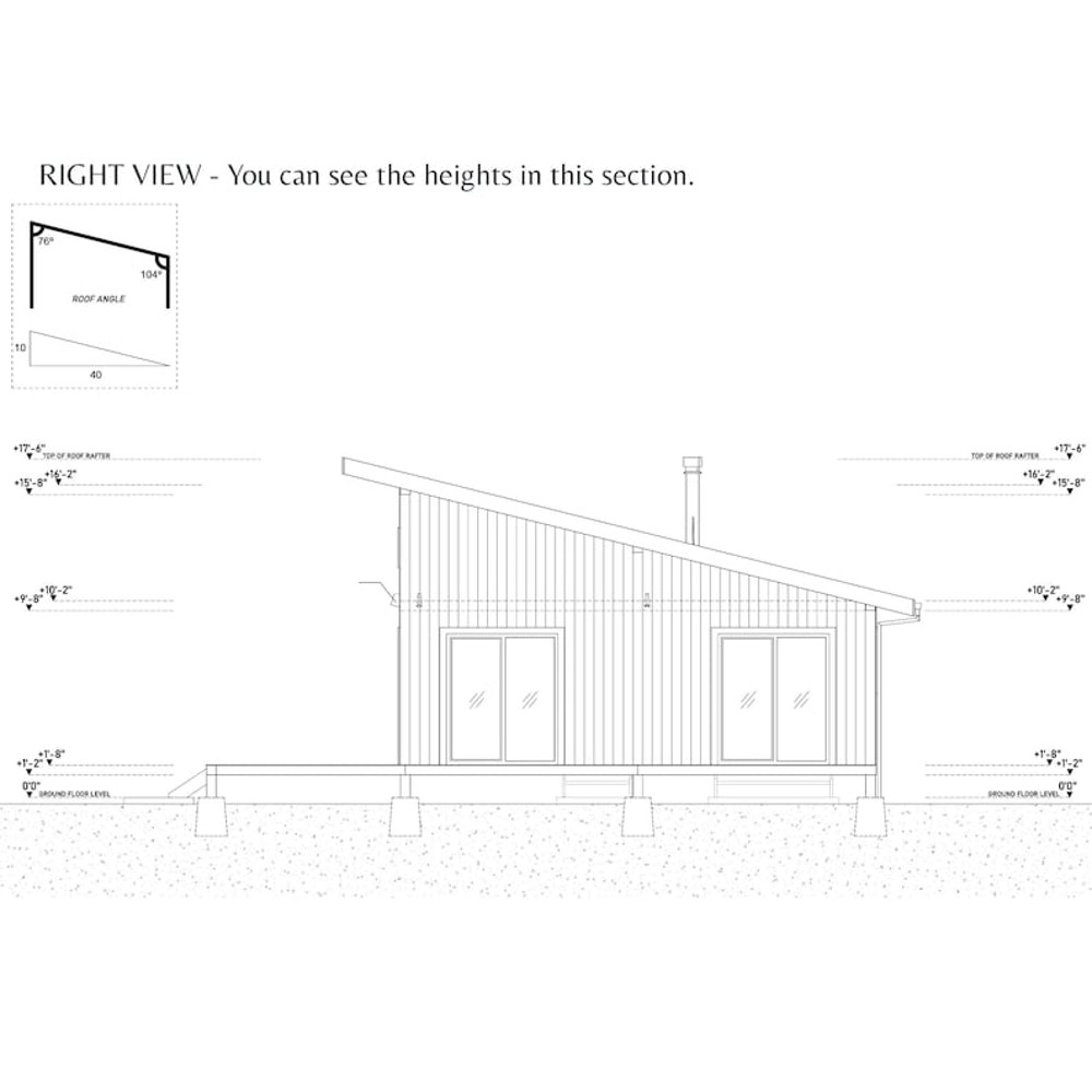3 Bedroom 1000 Sq Ft Modern Cabin House Plans 2