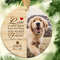 Loss Of Dog Christmas Ornament PNG Dog Memorial Photo Ornament Png In Loving Memory Of Dog PNG Pet 1