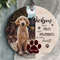 Pet Memorial Ornament PNG Dog Remembrance Designs Dog Angel Paw Print Ornament PNG Loss Of Dog Cat 0