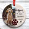 Pet Memorial Ornament PNG Dog Remembrance Designs Dog Angel Paw Print Ornament PNG Loss Of Dog Cat 1