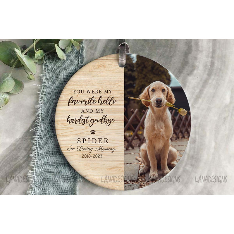 Dog Memorial Ornament PNG In Loving Memory Of Pet PNG Dog In Heaven PNG Loss Of Dog Cat Ornament In 0