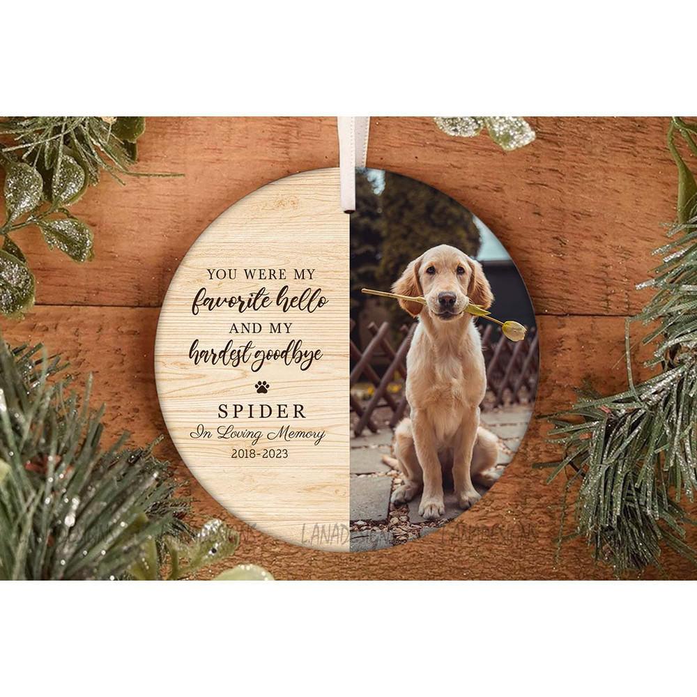 Dog Memorial Ornament PNG In Loving Memory Of Pet PNG Dog In Heaven PNG Loss Of Dog Cat Ornament In 1