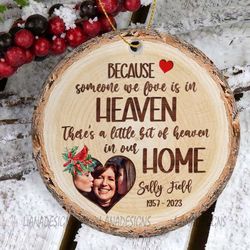 mom in heaven memorial ornament png, mom dad memory ornament instant download ready print, nana heaven in our home png