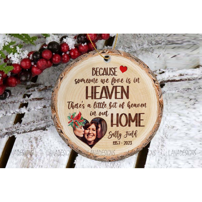 Mom In Heaven Memorial Ornament Png Mom Dad Memory Ornament Instant Download Ready Print Nana Heave