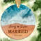 Married Christmas Ornament PNG Newlywed Christmas Ornament Instant Digital Download Just Married Co 0