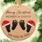 Coming Soon Baby Christmas Ornament PNG Daddy Mommy Parents To Be Ornament Png Expecting Babys Firs 2