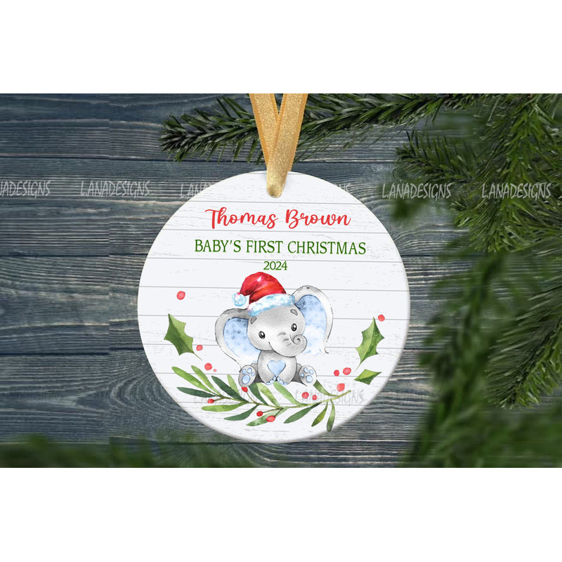 Baby Elephant First Christmas Ornaments PNG New Baby Boy Girl Ornament Designs Png Newborn Babys 1s 1