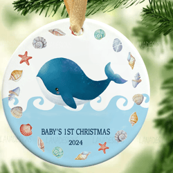 babys first christmas ornaments sublimation designs, 1st christmas ornament for baby girl boy png, new baby ornament png