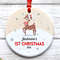 Baby Boy 1st Christmas Ornaments PNG First Xmas Baby Ornament Sublimation Designs Png Newborn Baby 1
