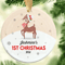 Baby Boy 1st Christmas Ornaments PNG First Xmas Baby Ornament Sublimation Designs Png Newborn Baby 0