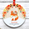 Babys First Christmas Ornament Sublimation Designs New Babys 1st Xmas Fox Ornament Png Baby Name Ro 1