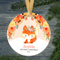 Babys First Christmas Ornament Sublimation Designs New Babys 1st Xmas Fox Ornament Png Baby Name Ro 2