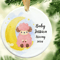 Arriving Soon Baby Christmas Ornament PNG Parents To Be Ornament Png Expecting Babys First Xmas Rou 0