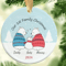 Our First Family Christmas Ornament PNG Baby 1st Christmas As Family Of 3 Ornament Png New Baby 1st 2