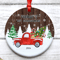 New Babys First Christmas Red Truck Ornament PNG Newborn Baby Christmas Ornament Png Baby Name 1st 1