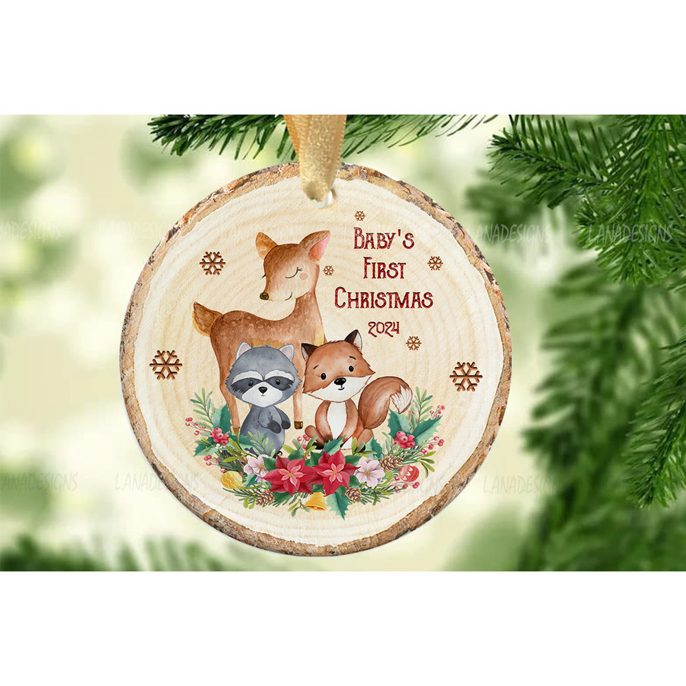 Baby 1st Christmas Ornament Png First Xmas New Baby Ornament Png Baby Name Ornament Png New Mom Orn 2