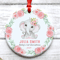 Baby Elephant First Christmas Ornament PNG New Baby Girl Ornament Png Newborn Baby Name 1st Xmas Or 1