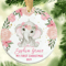 Baby Elephant My First Christmas Ornament PNG Newborn Baby Girl Ornament Png Baby 1st Xmas Ornament 0