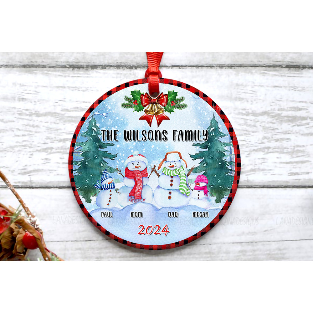 Family Member Name Christmas Ornament PNG Christmas Ornament With Family Name Png Family Xmas Ornam 0